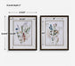 Delicate Flowers - Framed Prints (Set of 2)