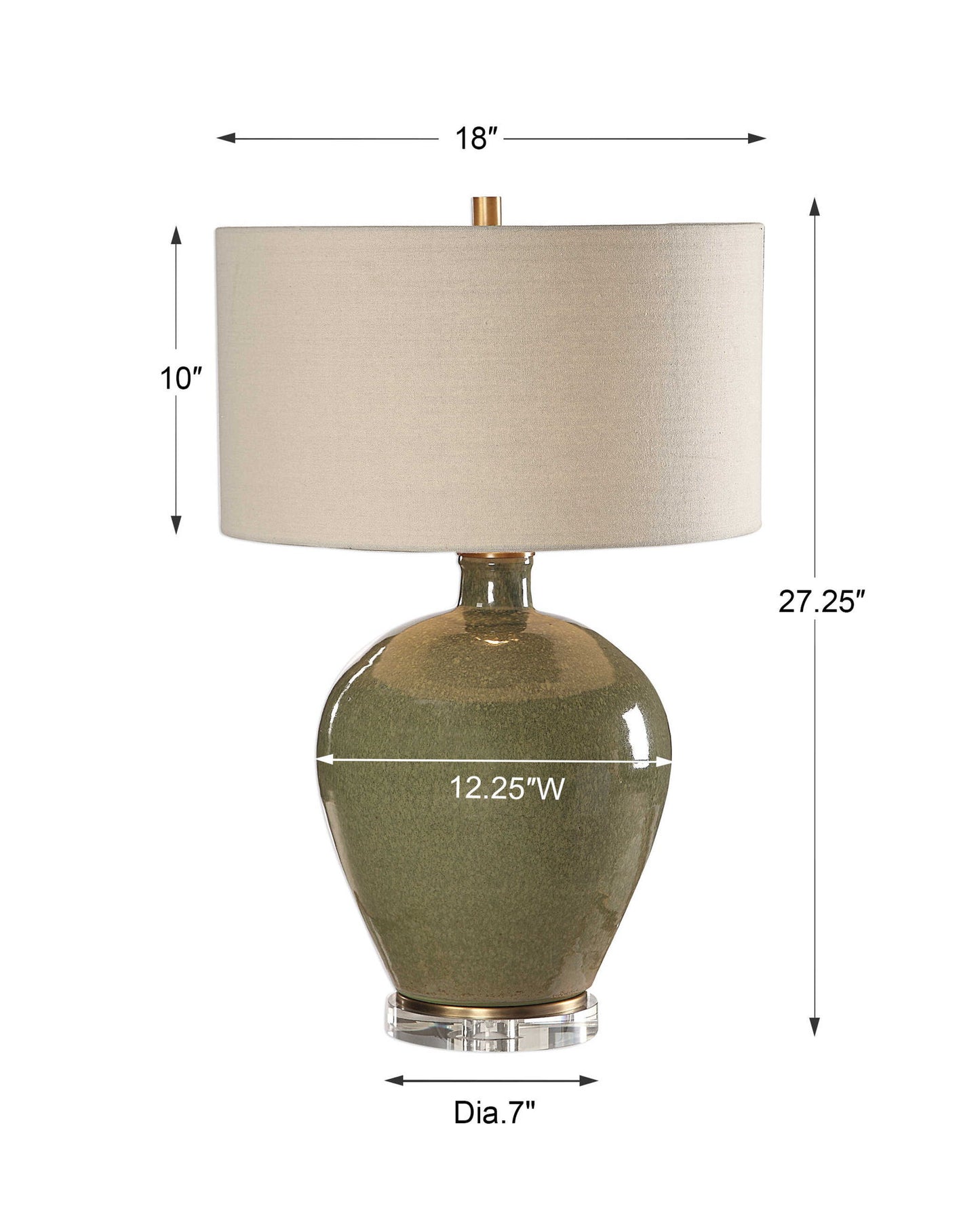 Elva - Table Lamp - Emerald