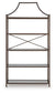 Bernonly - Bookcase - Antique Bronze Finish