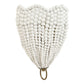 Biddeford - 1 Light Beaded Sconce - Gold / White