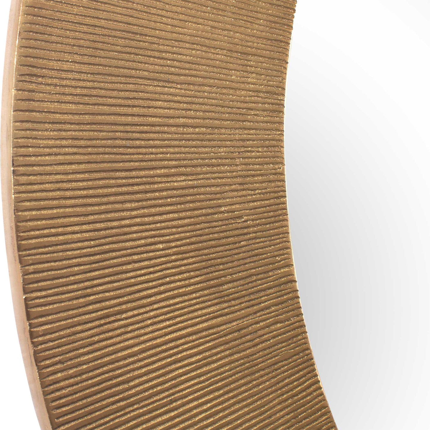 Tano - Round Mirror - Antique Brass