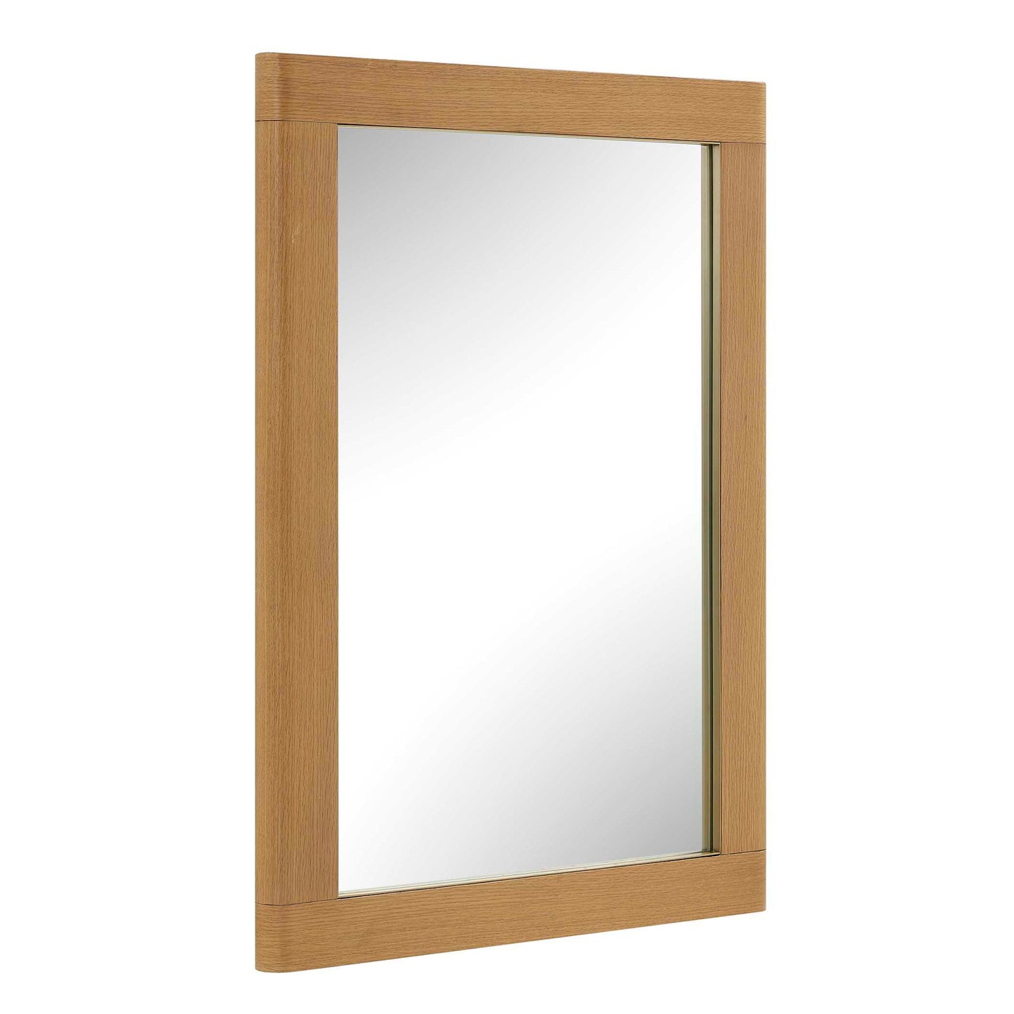 Bishop - Gunstock Oak Mirror - Woodtone