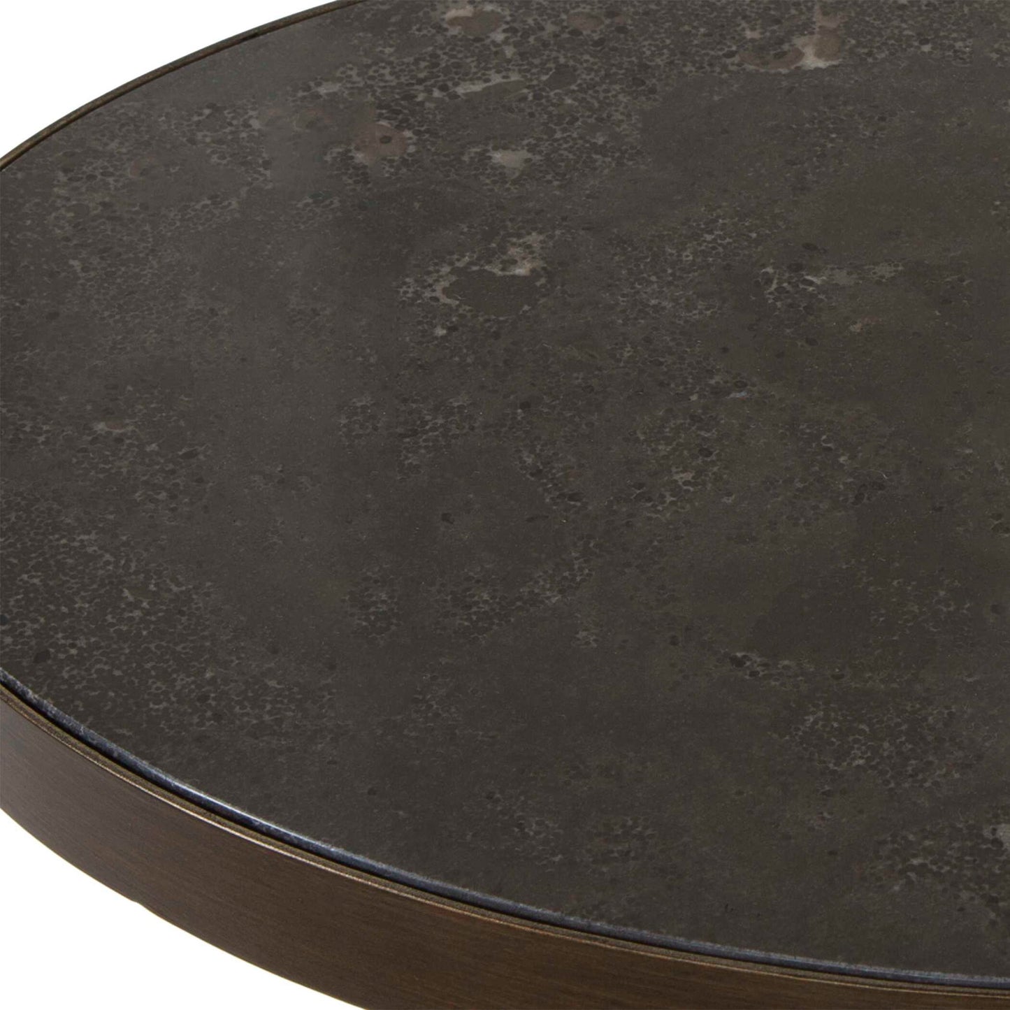 Jessenia - Stone Accent Table - Dark Gray