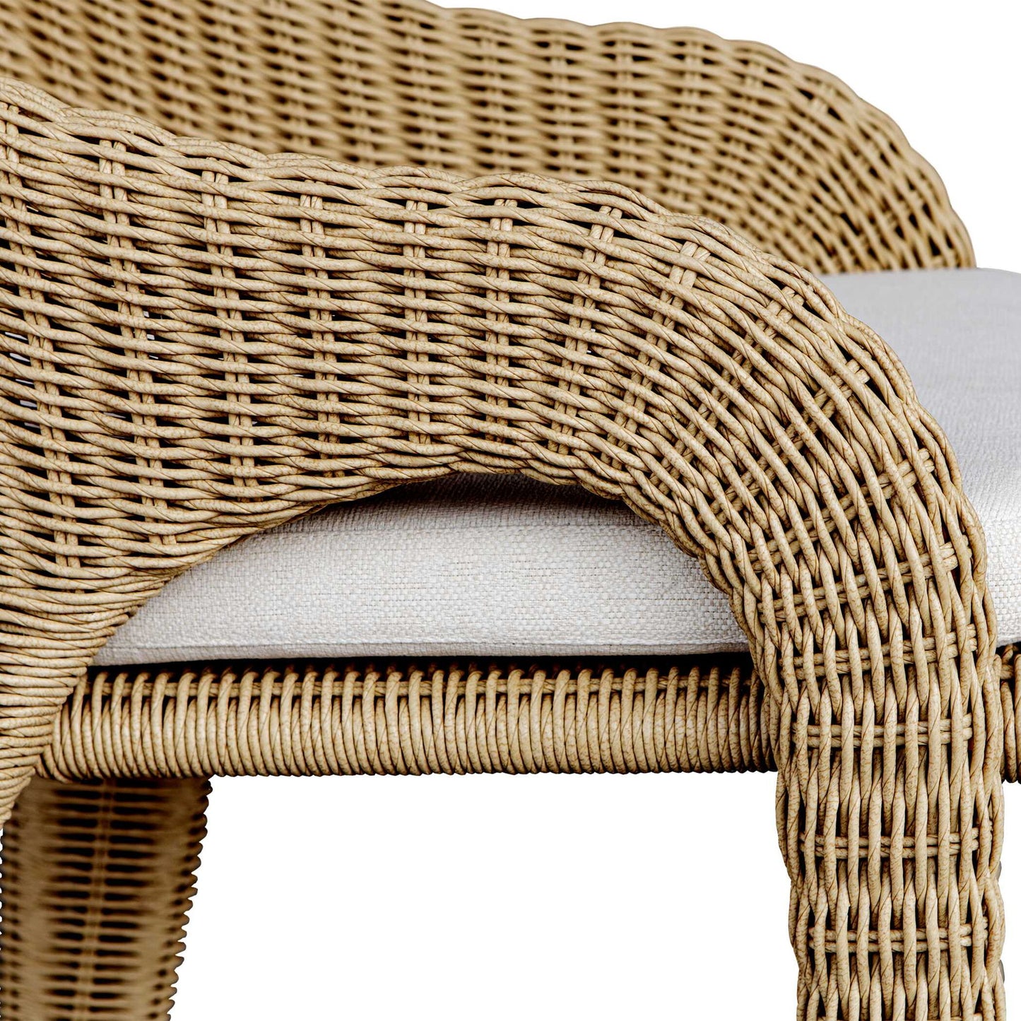 Kavali - Outdoor Wicker Barstool