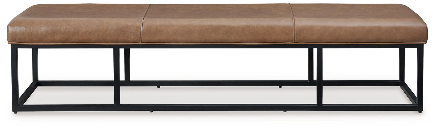 Joston - Accent Bench - Caramel