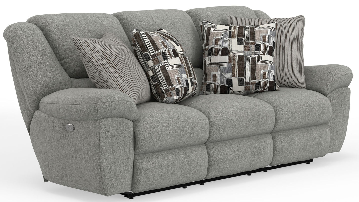 Trifecta - Sofa With 3 Recliners and Drop Down Table