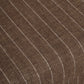 Luisa - Pinstripe Swivel Chair - Brown