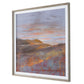 Dawn On The Hills - Framed Print - Purple
