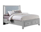 Bonanza - Ocean Blue Linen Upholstered Bed With Storage Footboard