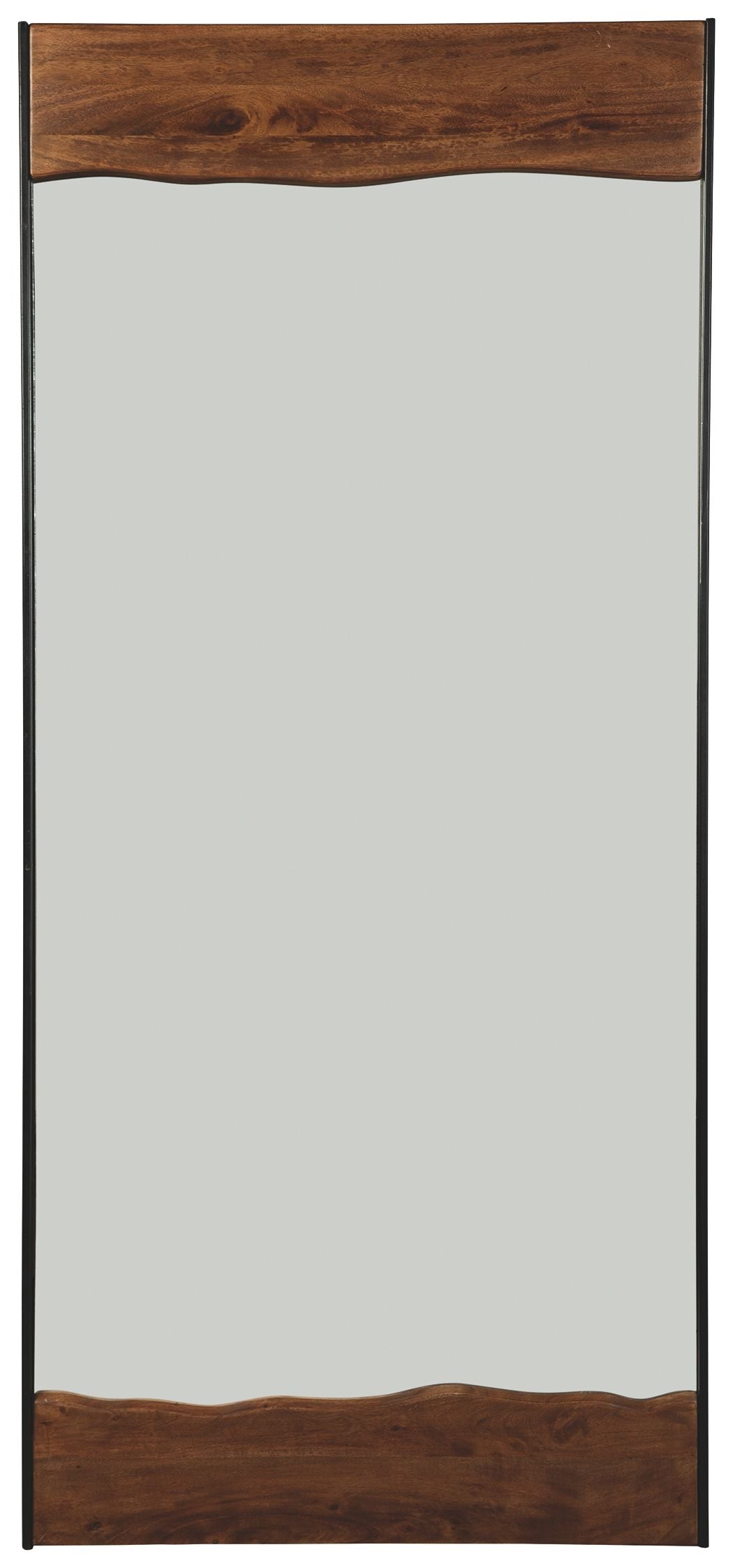 Panchali - Floor Mirror - Brown / Black