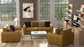 Corvara - Top Grain Italian Leather Match Sofa - Caramel