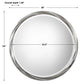 Orion - Round Mirror - Silver