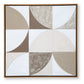 Harelman - Wall Art - Tan / Taupe / White