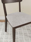 Mallenette - Dining Upholstered Side Chair (Set of 2) - Merlot