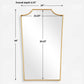 Demure - Antique Gold Mirror - Gold