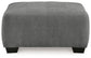 Birkdale Court - Oversized Accent Ottoman - Gray