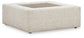 Ashbourne Estate - Oversized Accent Ottoman - Snowstone
