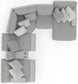 Abraxas - 6 Piece Reclining Sectional
