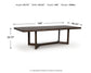 Dilenno - Rectangular Dining Room Extension Table - Dark Brown