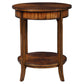 Carmel - Round Lamp Table - Dark Brown