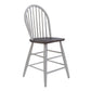 Farmhouse - 5 Piece Gathering Table Set - Two Tone White / Wood Tone