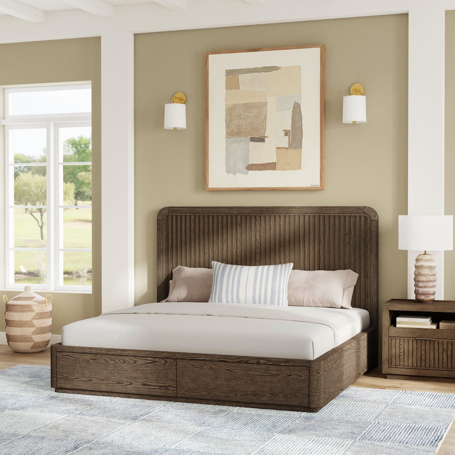 Athens - Panel Storage Bed