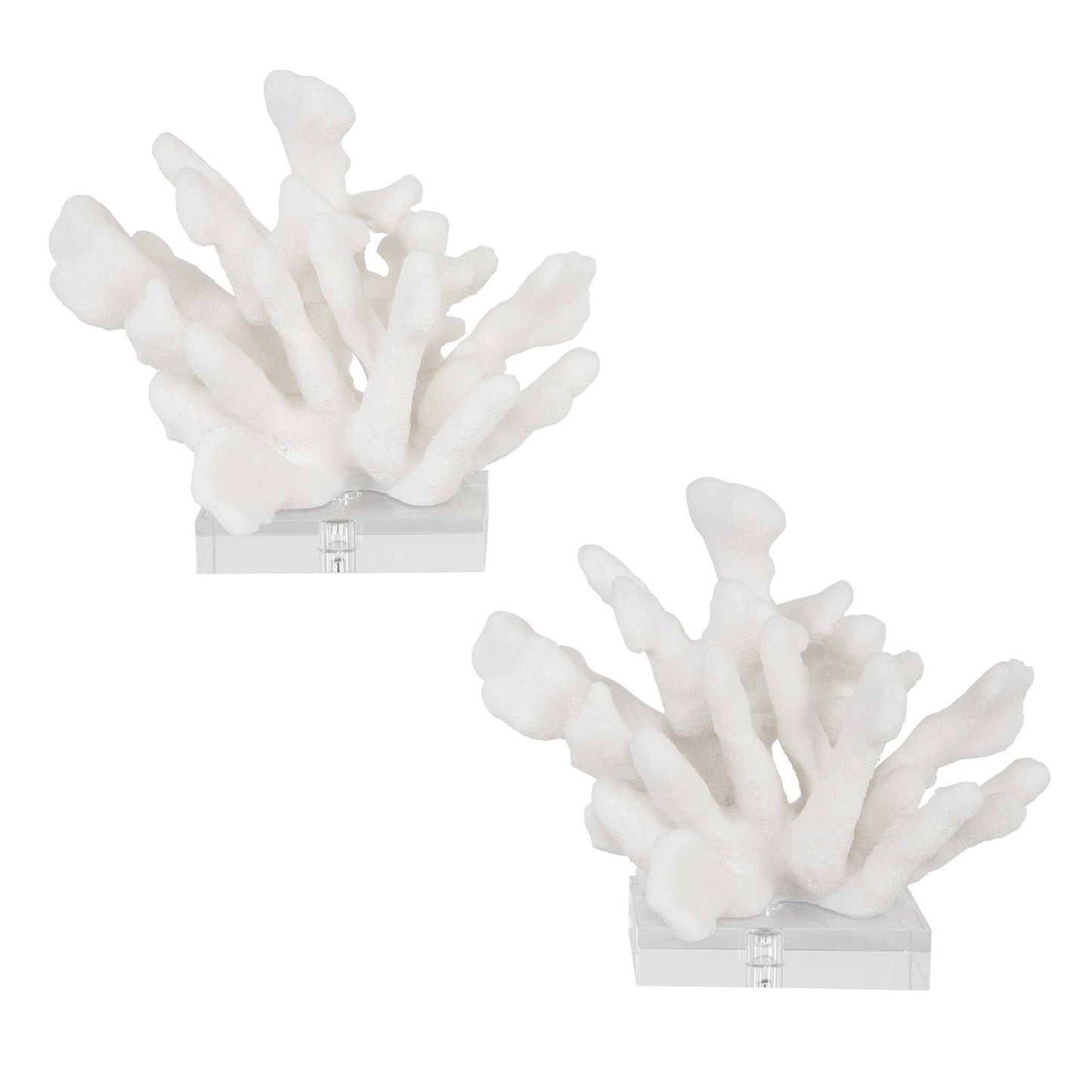Charbel - Bookends (Set of 2) - White