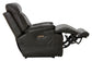 Naples - Power Lay Flat Recliner With Extended Ottoman - Chocolate