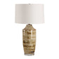 Schneider - Glazed Table Lamp - Brown / Beige