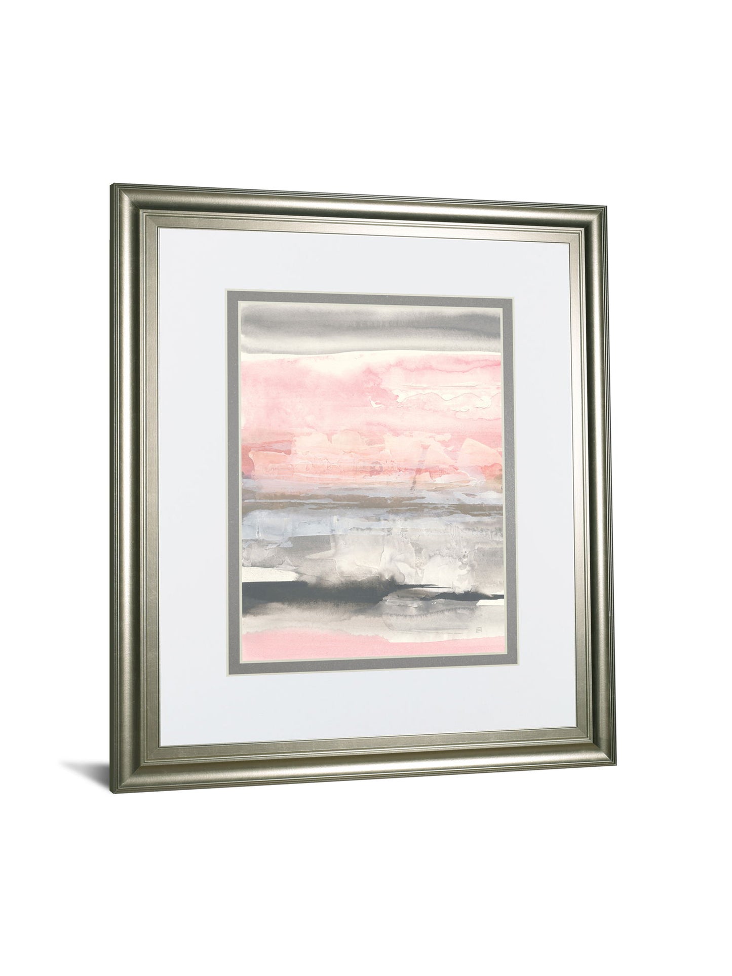 Charcoal And Blush II By Chris Paschke - Pink