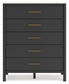 Cadmori - Five Drawer Wide Chest