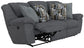 Trifecta - Sofa With 3 Recliners and Drop Down Table
