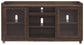 Starmore - XL TV Stand w/Fireplace Option - Brown
