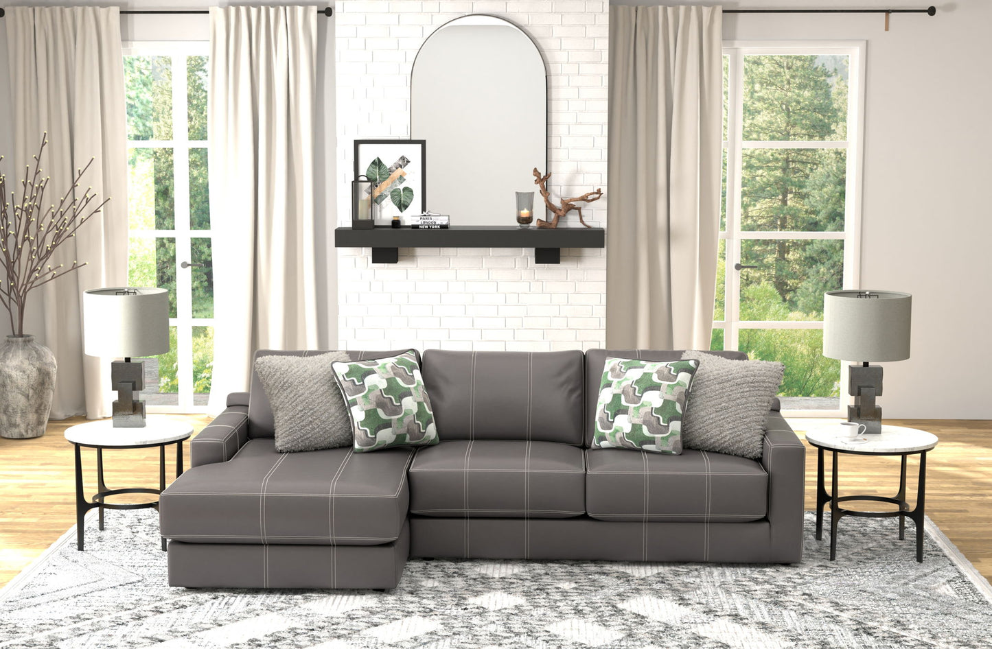Minori - Italian Leather Sectional