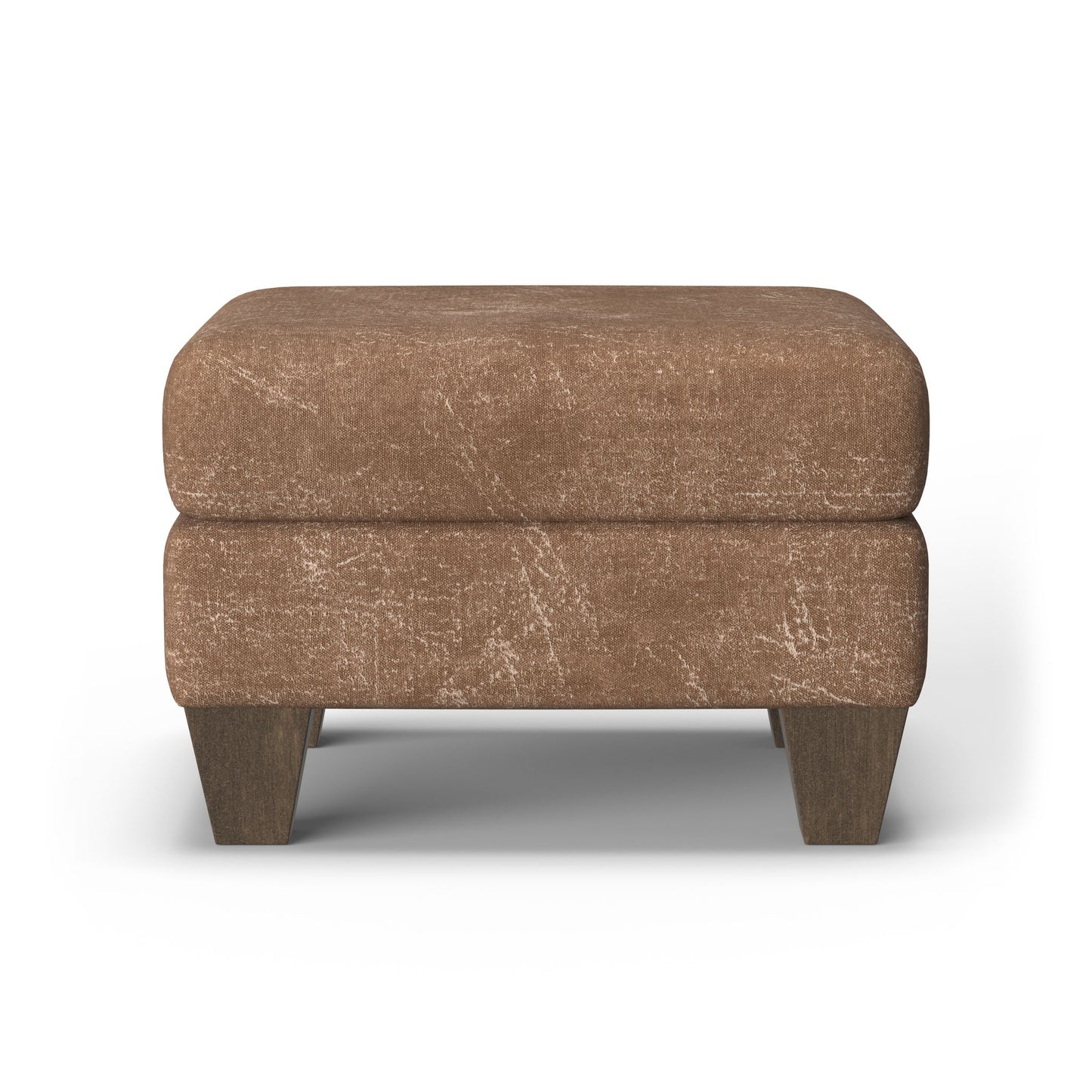 Moxy - Fabric Ottoman, Square Tapered Legs