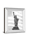 Liberty Flag By Roffman, R. - Mirror Framed Print Wall Art - Gray
