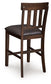 Haddigan - Upholstered Barstool (Set of 2) - Dark Brown