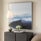 Cold Shoulder - Hand Painted Landscape Art - Black / Blue / Gray / White / Woodtone