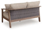 Harmony Headlands - Loveseat With Cushion - Natural / Gray