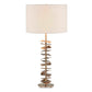 Akoa - Metal Disc Table Lamp - Brass,Gold