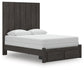 Fraluna - 3 Pc. - Queen Panel Storage Bed, Dresser And Mirror - Charcoal