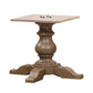 Americana Farmhouse - 5 Piece Pedestal Table Set (Upholstered Shelter Side Chairs) - Dusty Taupe