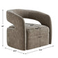 Breis - Swivel Barrel Chair - Gray