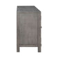 Fireplace TV Consoles - 406 78" Console With Fire FTS - Brown