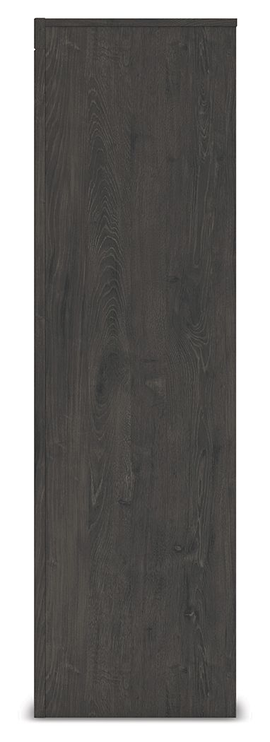 Fraluna - Five Drawer Chest - Charcoal