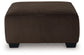 Kimlee - Oversized Accent Ottoman - Chocolate