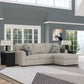 Jasper - Fabric Stationary Reversible Chaise Sofa