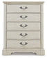Arlendyne - Five Drawer Chest - Antique White
