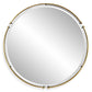 Wesley - Round Mirror - Gold