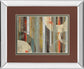 Retro Meridian - 34" x 40" Framed Wall Art - Light Brown